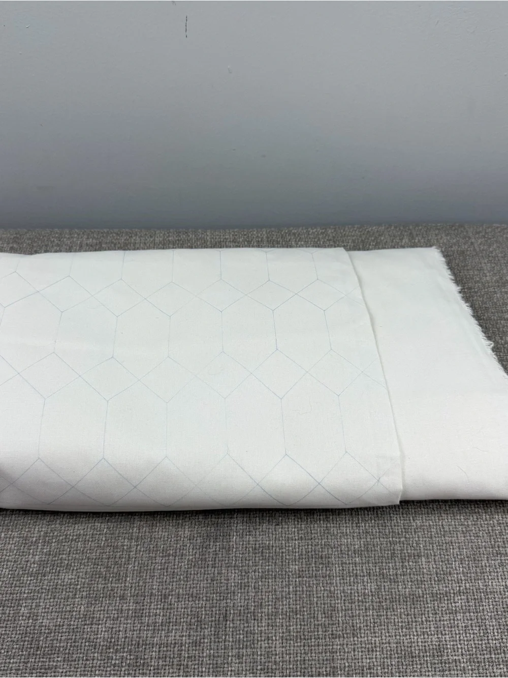 Benartex Pre-Printed Wholecloth Quilt Top #782 Garden Bouquet Natural White VTG